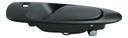 MANIJA EXTERIOR HD CIVIC 2P COUPE / 4P SEDAN 92-95  CON HOYO PARA LLAVE NEGRA PLASTICO HUSHAN Izquierdo Delantera  
