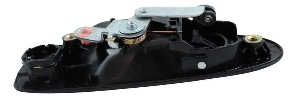 MANIJA EXTERIOR HD CIVIC 2P COUPE / 4P SEDAN 92-95  CON HOYO PARA LLAVE NEGRA PLASTICO HUSHAN Izquierdo Delantera  