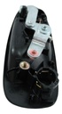 MANIJA EXTERIOR HD CIVIC 2P COUPE / 4P SEDAN 92-95  CON HOYO PARA LLAVE NEGRA PLASTICO HUSHAN Izquierdo Delantera  