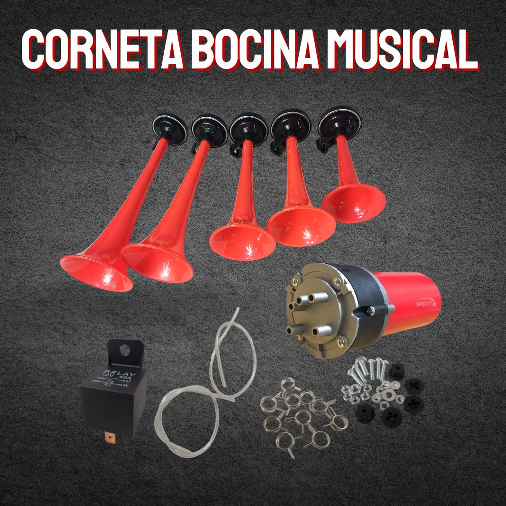 CORNETA BOCINA MUSICAL CUCARACHA