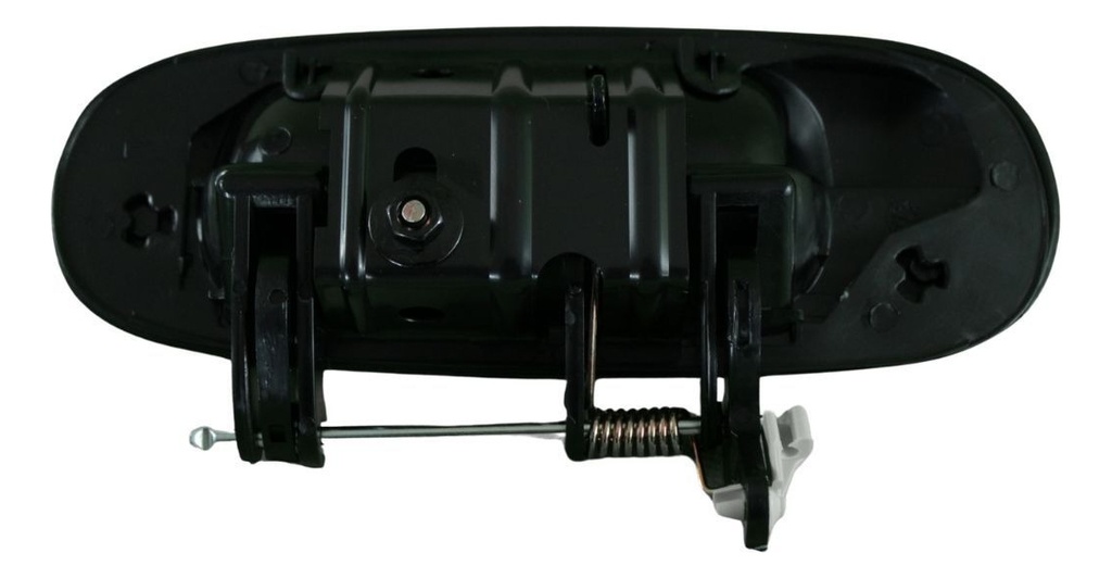 MANIJA EXTERIOR CHEVROLET TRAIL BLAZER  GM ENVOY  OD BRAVADA  BK RAINIER 02-09  IZ ASCENDER 03-08  1 TORNILLO LISA PARA PINTAR NEGRA PLASTICO HUSHAN Izquierdo Trasera