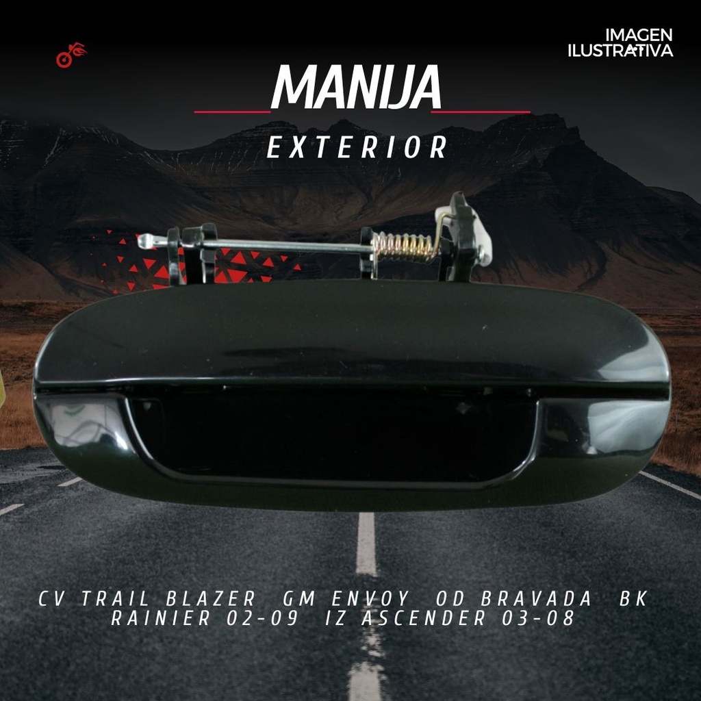 Manija Exterior Trailblazer/envoy/bravada/rainier/ascender