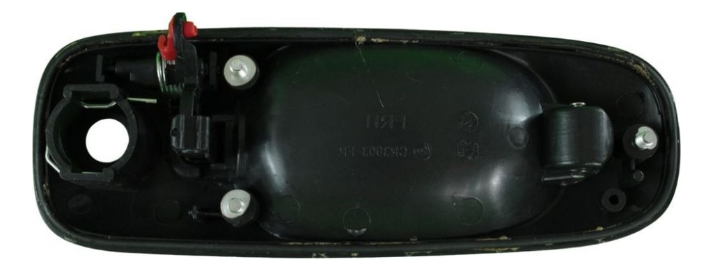 MANIJA EXTERIOR CHRYSLER VOYAGER/TOWN & COUNTRY  DODGE CARAVAN 01-07  CON HOYO PARA LLAVE LISA PARA PINTAR NEGRA PLASTICO HUSHAN Izquierdo Delantera