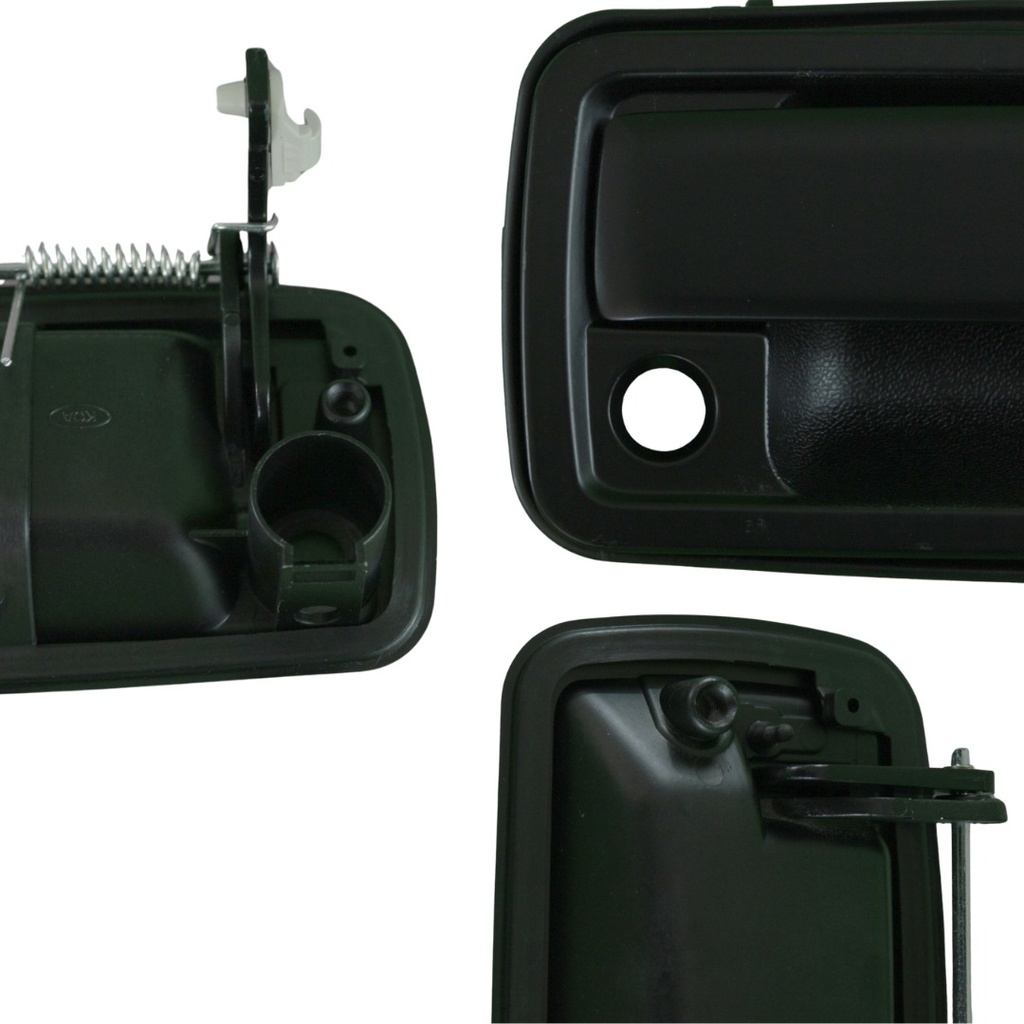 MANIJA EXTERIOR CV S10 95-04/BLAZER (S10) 95-01  GM SONOMA/JIMMY 95-04/ENVOY 95-01  OD BRAVADA 96-01  IZ HOMBRE 96-00  CON HOYO PARA LLAVE LISA PARA PINTAR NEGRA ZINC HUSHAN Derecho Delantera  