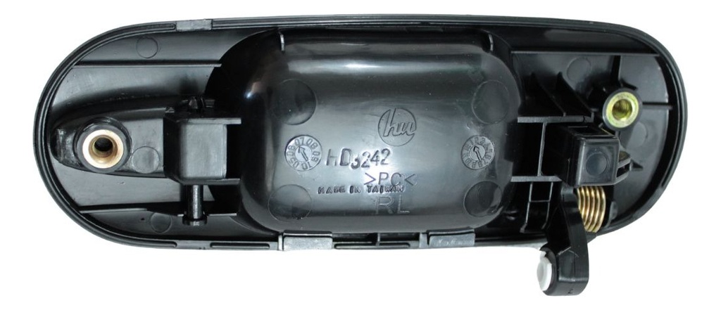MANIJA EXTERIOR HD CR-V 97-01  LISA PARA PINTAR NEGRA PLASTICO HUSHAN Izquierdo Trasera  
