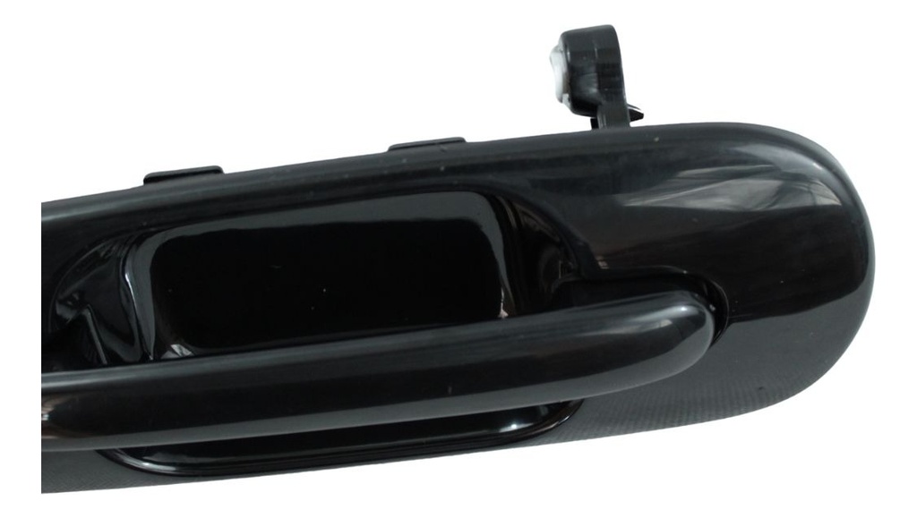 MANIJA EXTERIOR HD CR-V 97-01  LISA PARA PINTAR NEGRA PLASTICO HUSHAN Izquierdo Trasera  