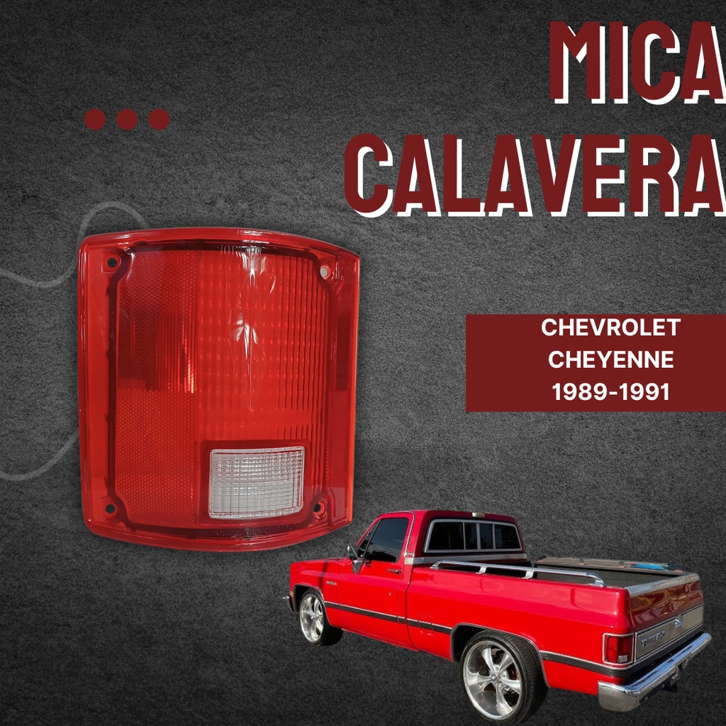 MICA CALAVERA CV CHEYENNE 89-91  FILO ROJO S/FOCO DEPO IZQ