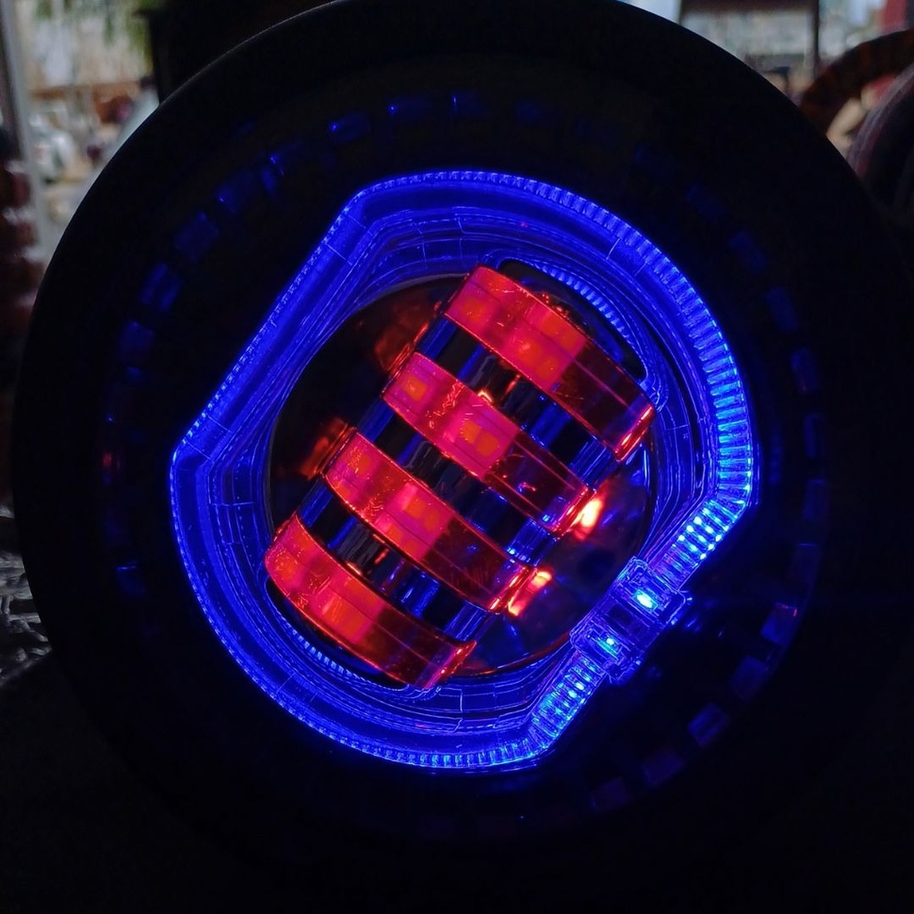 FARO MOTO LED 4 MEGAHIPERLED 6.5 CON TRES FUNCIONES