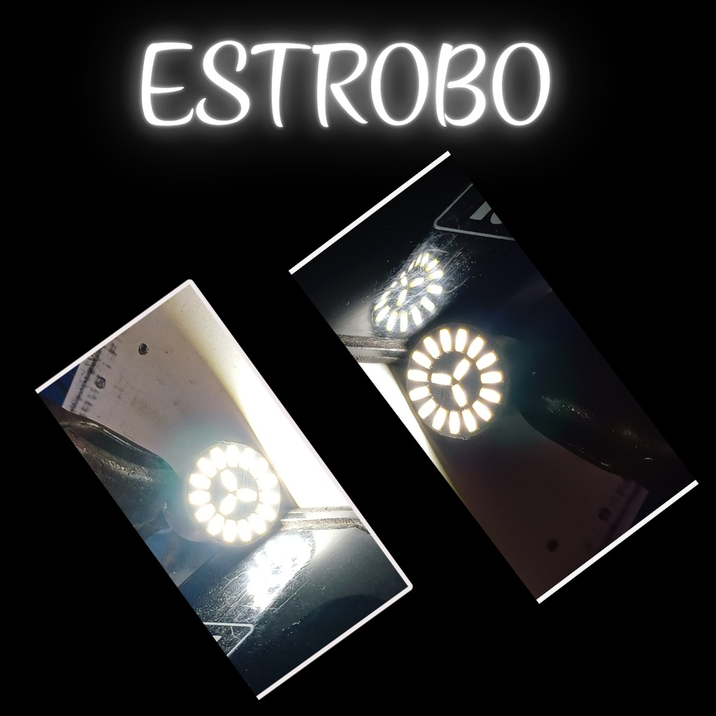 FOCO 1176 18 LEDS BLANCO PLANO ESTROBO