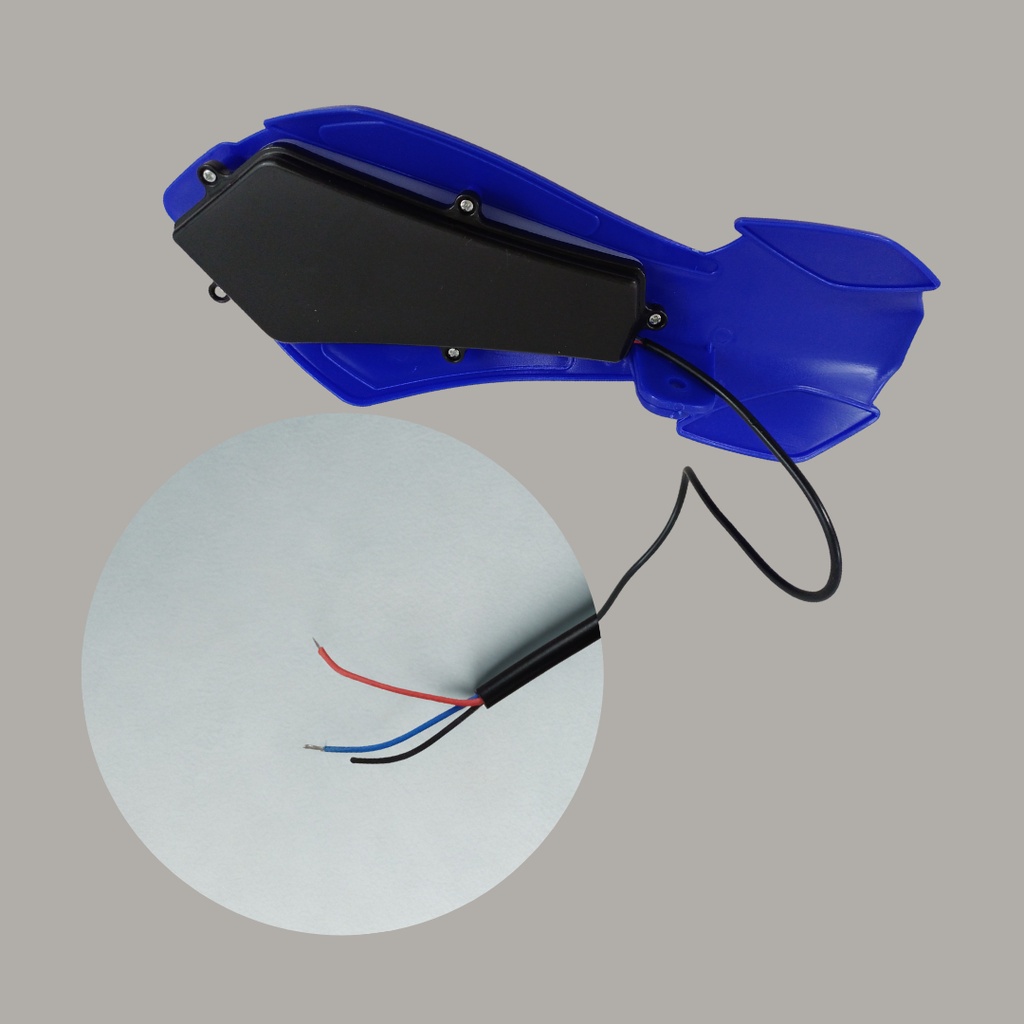 CUBRE PUÑOS PARA MOTOCICLETA UNIVERSAL AZUL 25 X 9.5CM