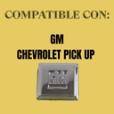 EMBLEMA LOGO DECORATIVO GM CV PU CR