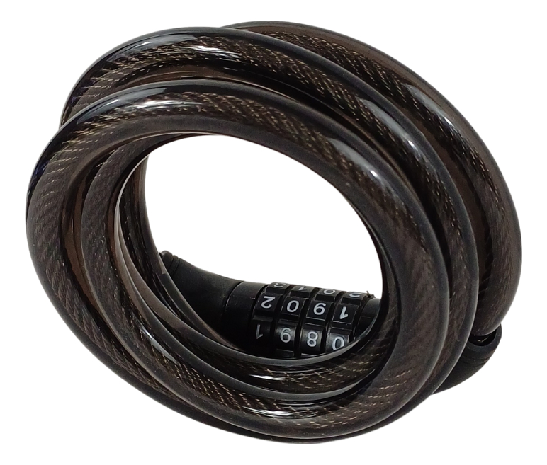 CANDADO CABLE DE ACERO CON COMBINACION