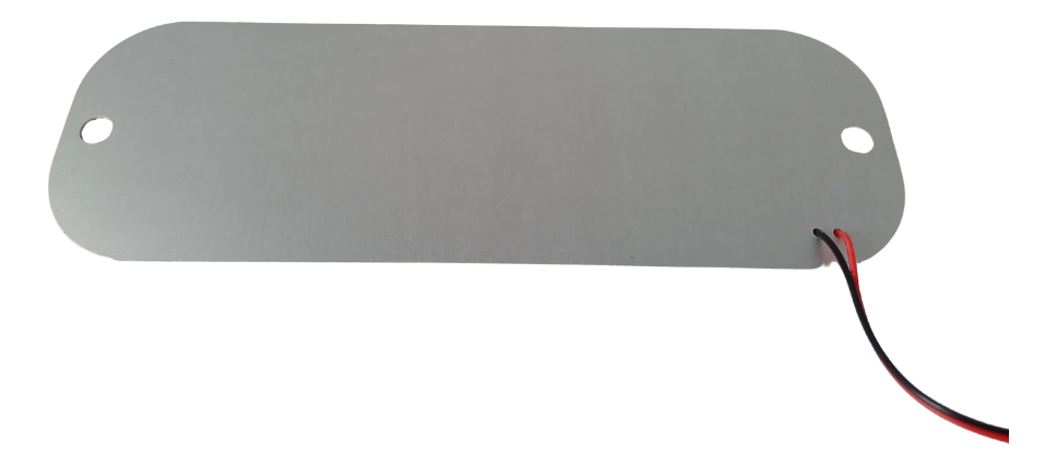 LETRERO PARA TAXI CON CHUPON LUZ LED AZUL