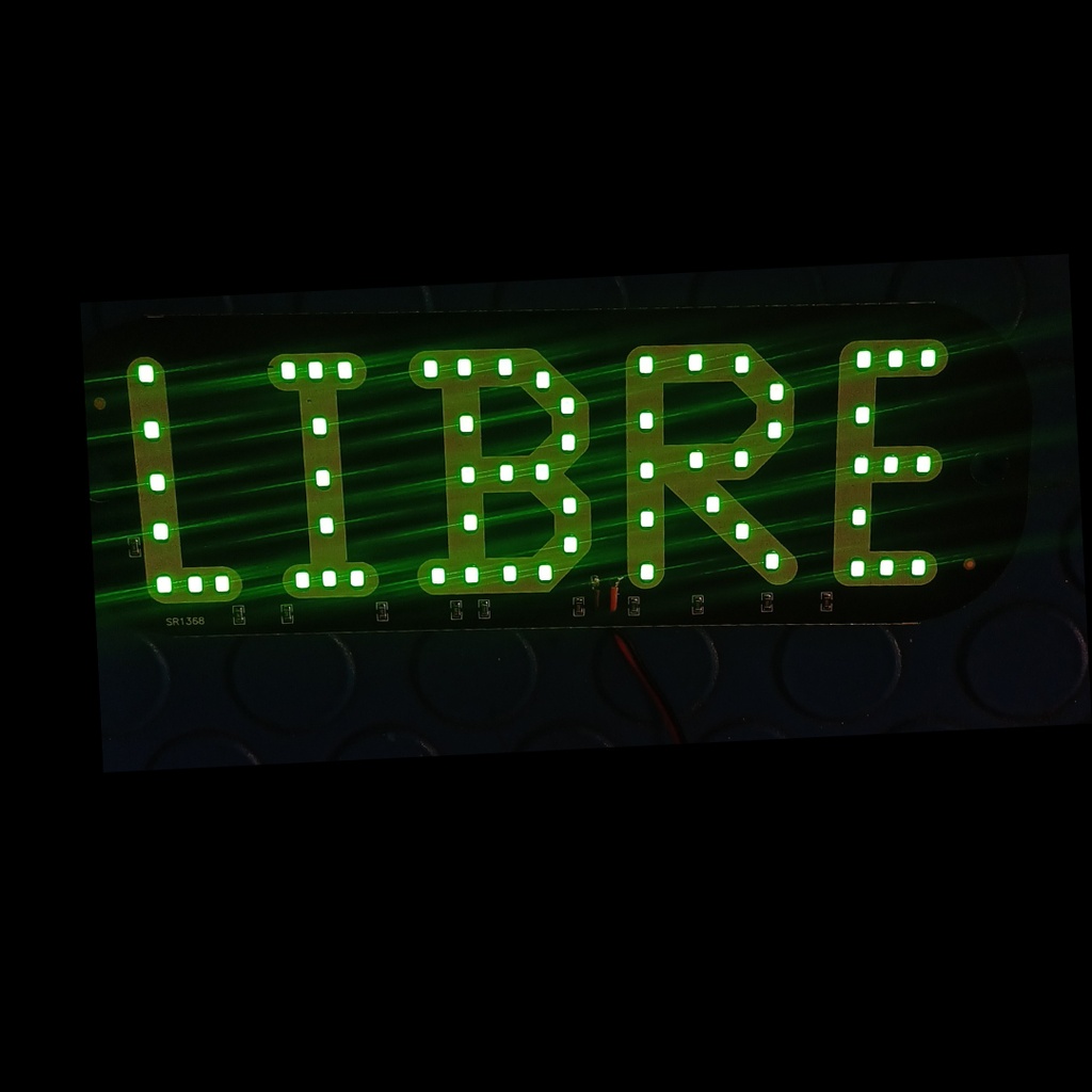 LETRERO PARA TAXI LIBRE CON CHUPON LUZ LED VERDE