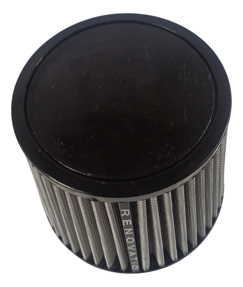 FILTRO AIRE ALTO FLUJO NEGRO CROMADO