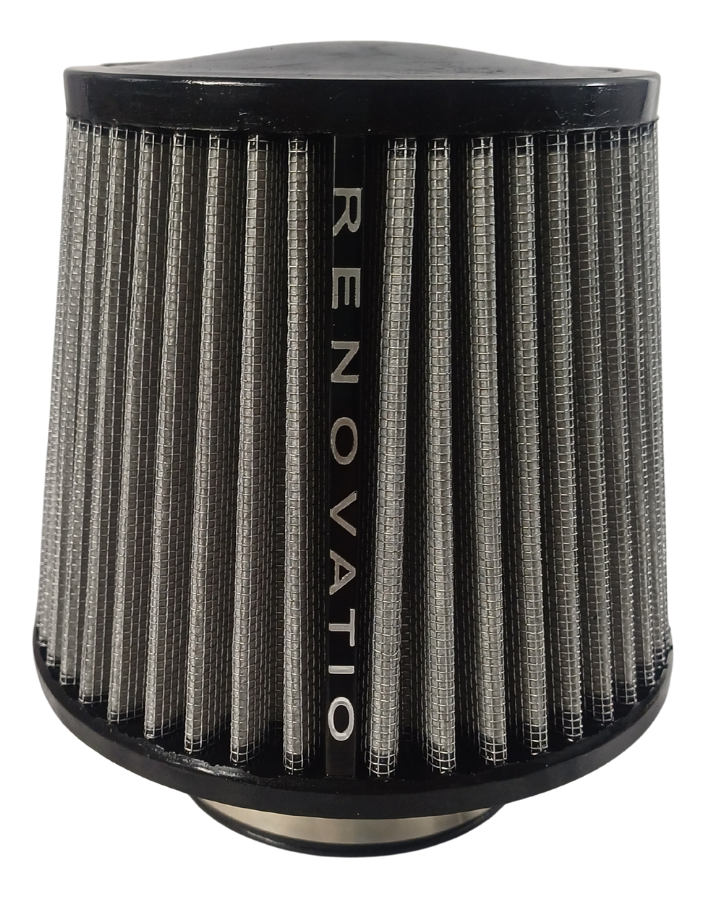 FILTRO AIRE ALTO FLUJO NEGRO CROMADO