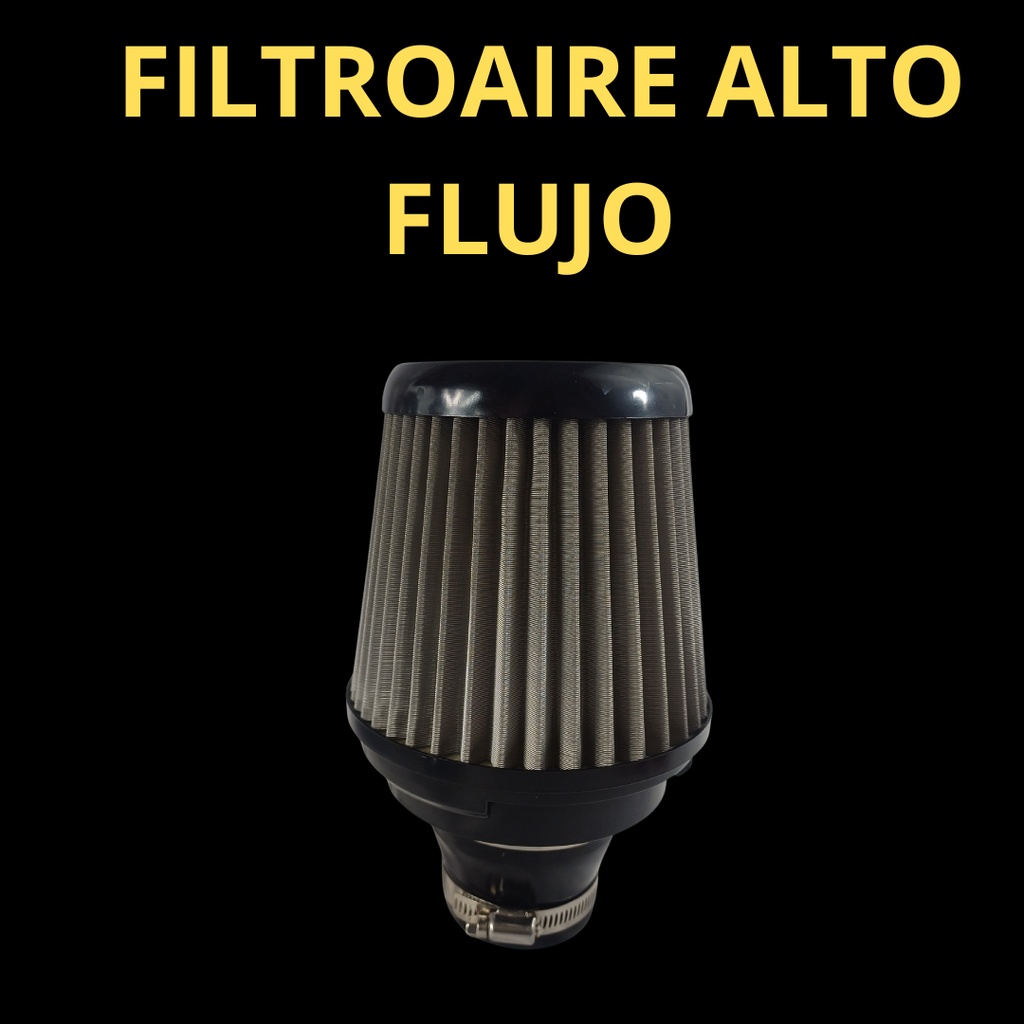 FILTRO AIRE ALTO FLUJO NEGRO