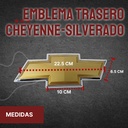 EMBLEMA LOGO TRASERO CV CHEYENNE/SILVERA