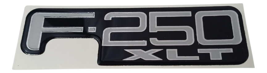 EMBLEMA LETRERO F-250 XLT ENCAPSULADO
