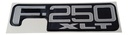 EMBLEMA LETRERO F-250 XLT ENCAPSULADO