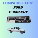 EMBLEMA LETRERO F-250 XLT ENCAPSULADO