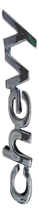 LETRAS CHEVY 2004-2005 PEGADA CROMO