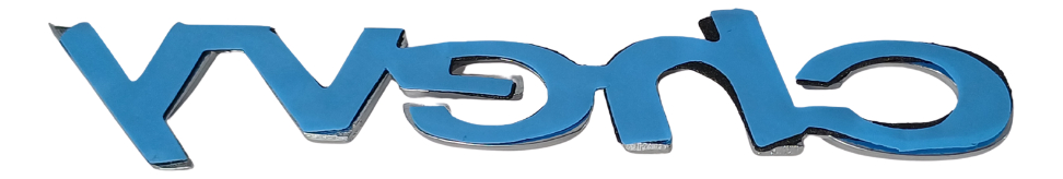 LETRAS CHEVY 2004-2005 PEGADA CROMO