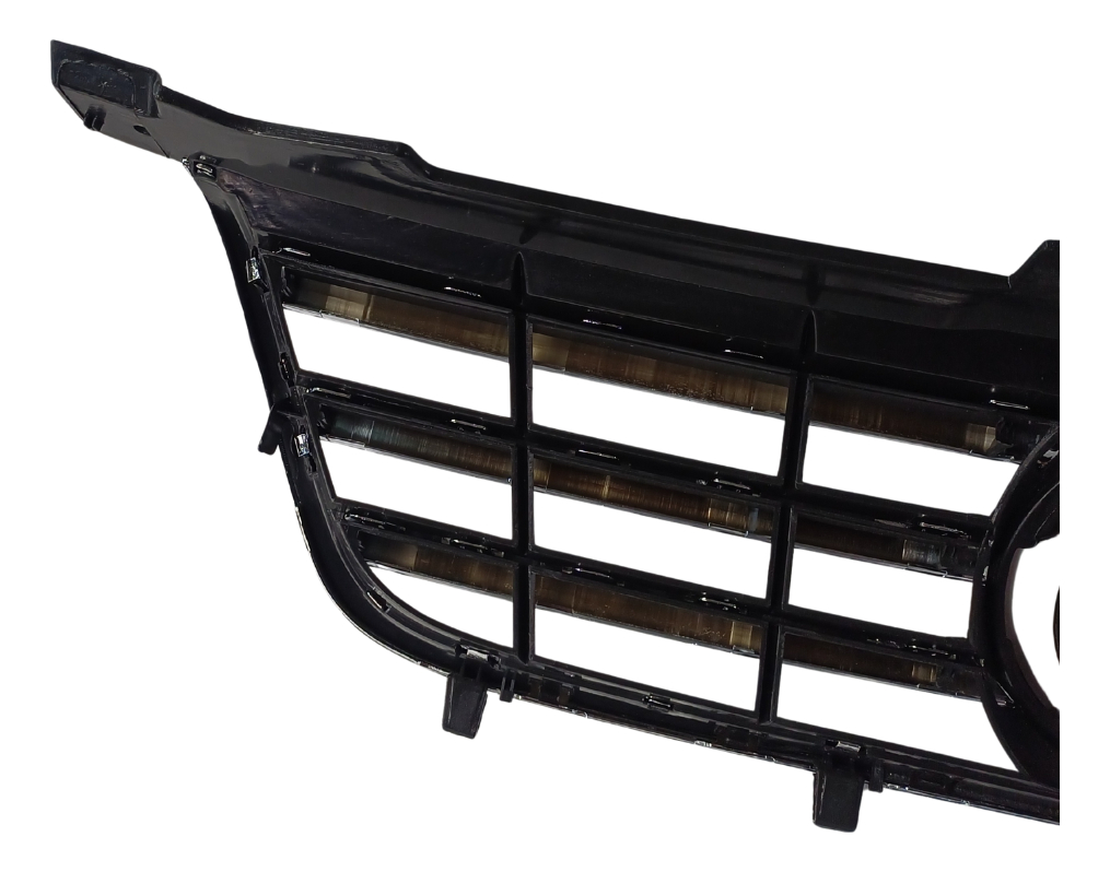 PARRILLA VW JETTA CLASICO 08-15 NEGRA MATE C/MOLDURAS CROMADAS TDI/CITY/EUROPA/TRENDLINE/WOLFSBURG EDITION L4/L5 4/5 CILINDROS 1.9/2.0/2.5L 4 PUERTAS