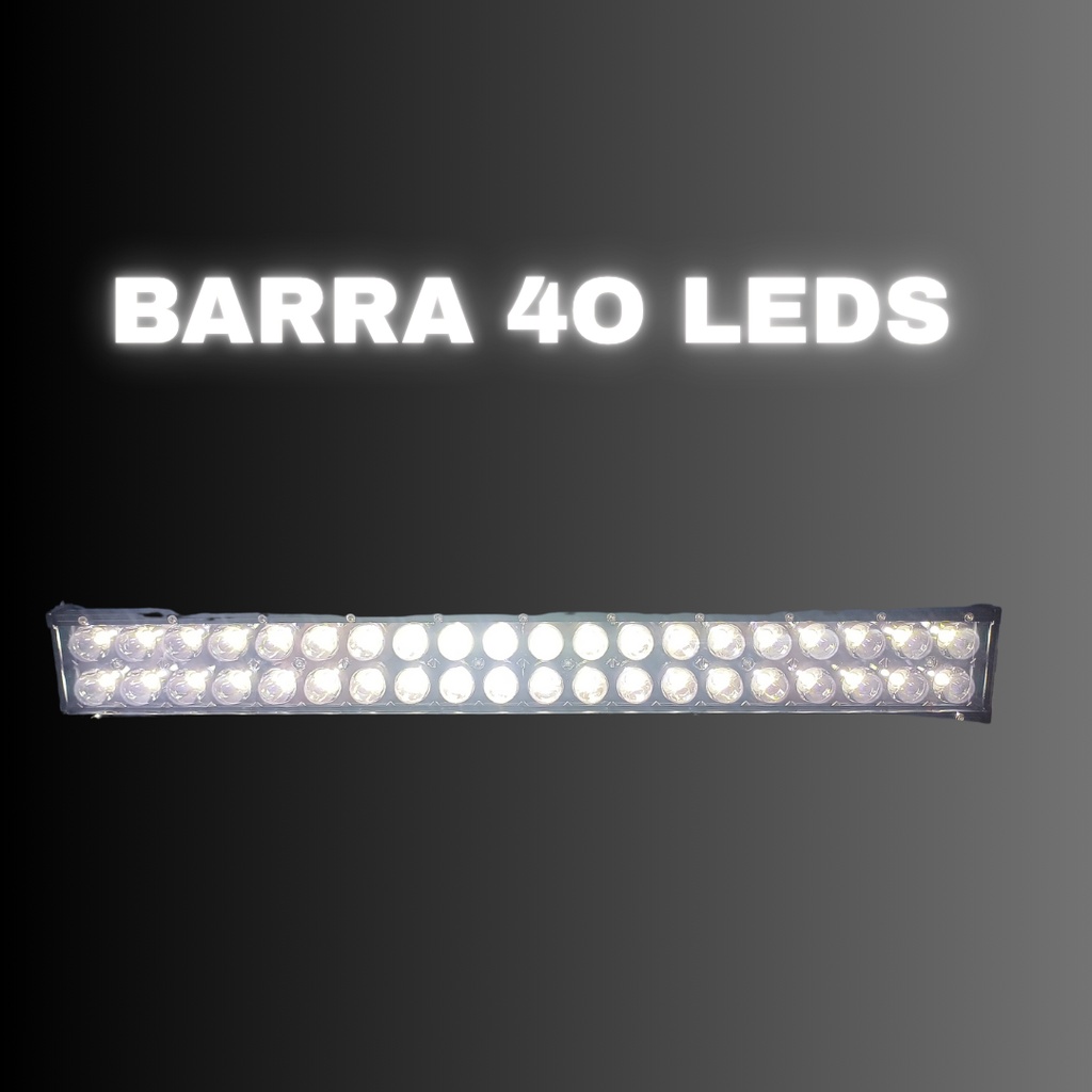 BARRA RECTANGULAR 40 LEDS ALTA INTENSIDA