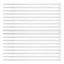 CINCHOS DE PLASTICO BLANCO 37CM X 4MM 50 PZAS
