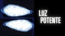 DIRECCIONAL LED NEGRO MATE LUZ AZUL JGO