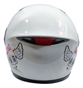 CASCO CERRADO GRAFICO (UNICORNIO) INFANTIL BLANCO (copia)