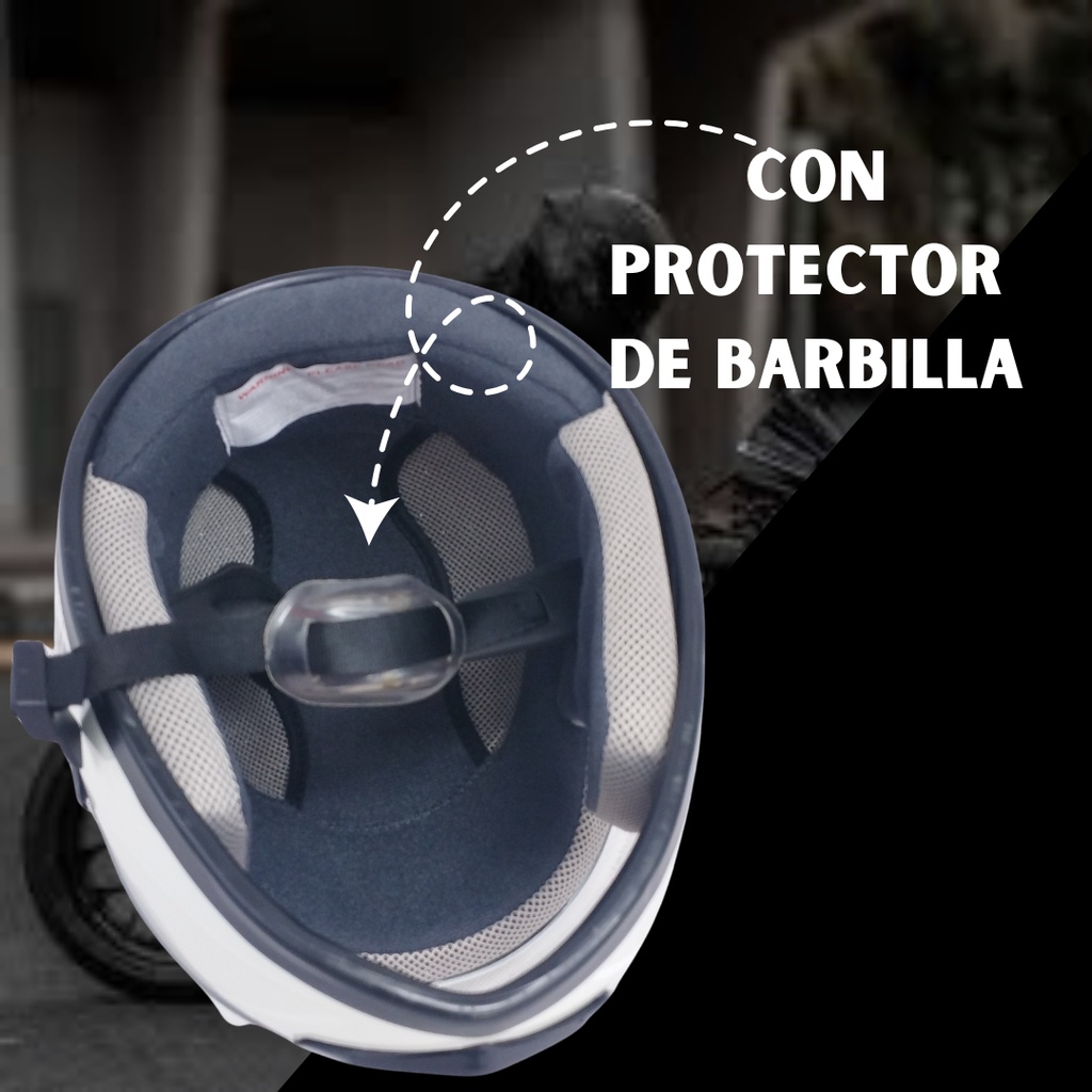 CASCO CERRADO GRAFICO (UNICORNIO) INFANTIL BLANCO (copia)