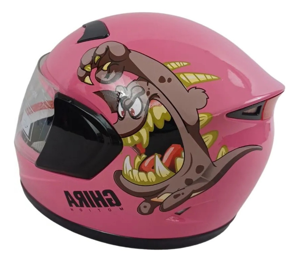 CASCO CERRADO GRAFICO (UNICORNIO) INFANTIL BLANCO (copia)