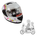 Casco Cerrado Infantil Visera Transparente Ghira Calaverita