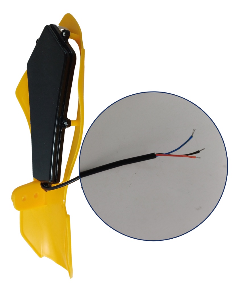 CUBRE PUÑOS PARA MOTOCICLETA UNIVERSAL AMARILLO 25 X 9.5CM PAR