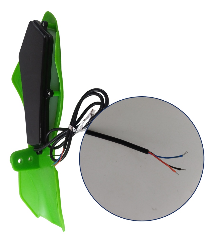 CUBRE PUÑOS PARA MOTOCICLETA UNIVERSAL VERDE 25 X 9.5CM PAR