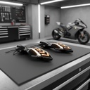 Cubre Puños Para Motocicleta Universal 25 X 9.5cm 2pz Negro