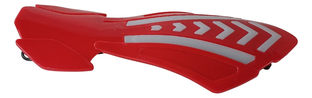 CUBRE PUÑOS PARA MOTOCICLETA UNIVERSAL ROJO 25 X 9.5CM PAR