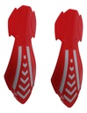 CUBRE PUÑOS PARA MOTOCICLETA UNIVERSAL ROJO 25 X 9.5CM PAR