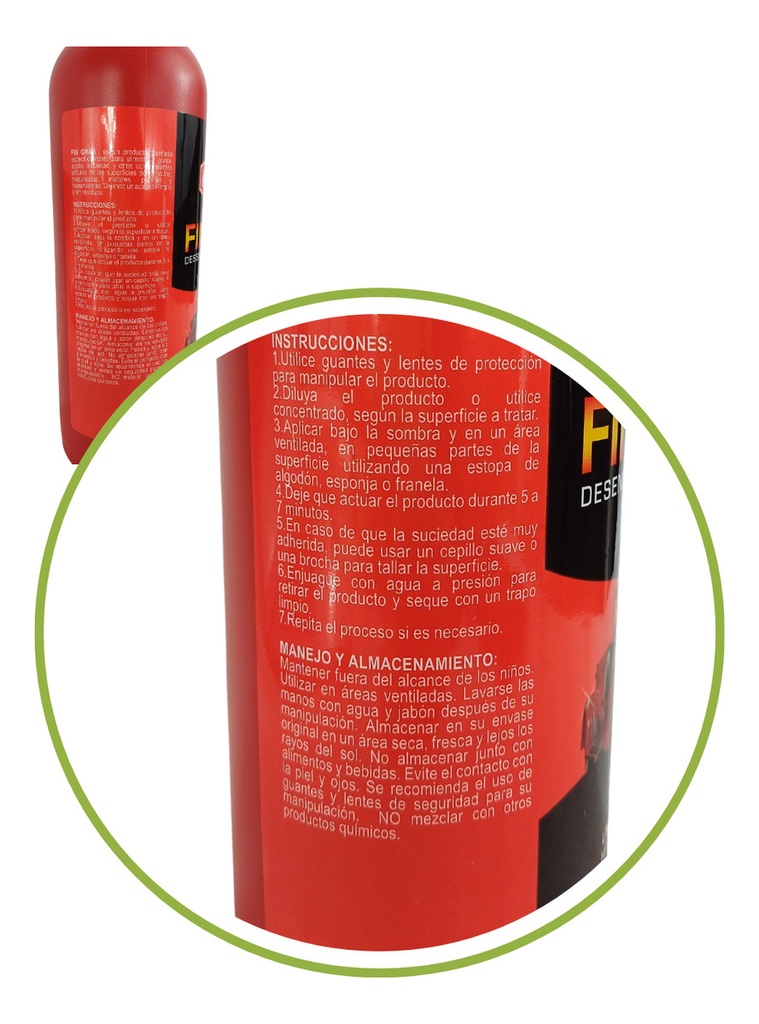 LIMPIADOR DESENGRASANTE FIN GRAS 1 LITRO