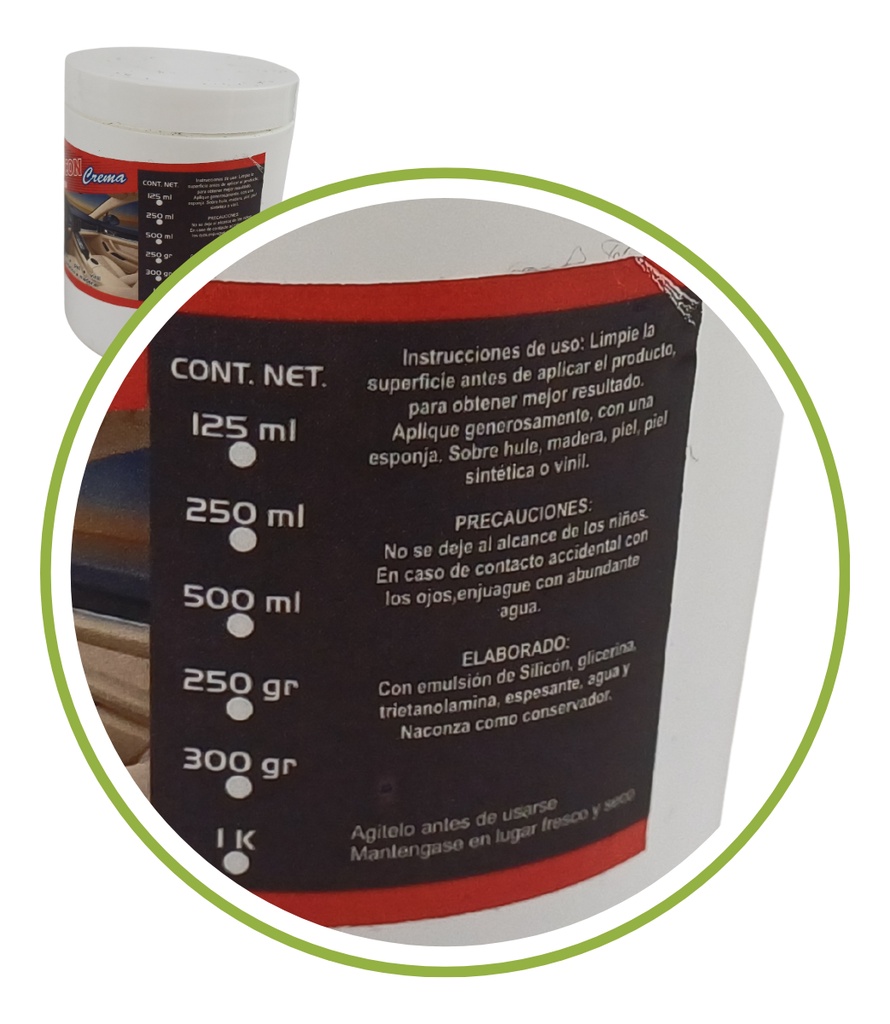 LIMPIADOR SILICREM ECONOMICO 300 GR