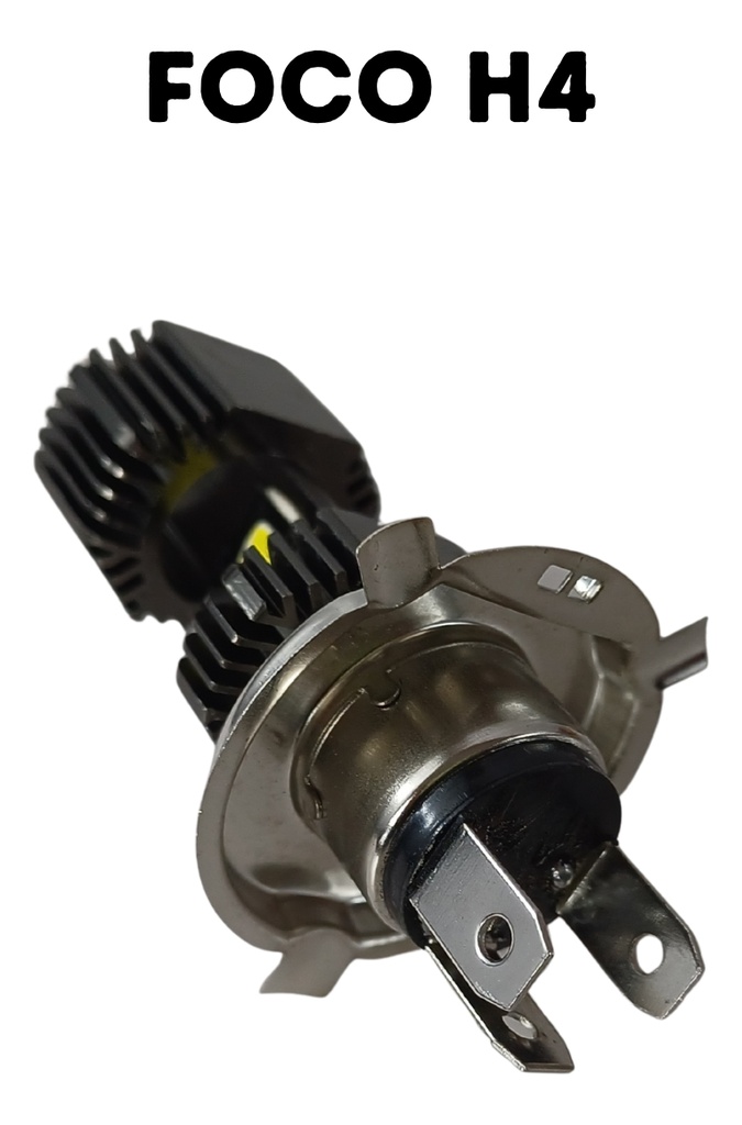 FOCO MOTOCICLETA H4 GREY LUZ LED ALTA/BA
