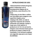 LIMPIADOR ABRILLANTADOR GEL AZUL 500 ML MARGREY + ESPONJA AMARILLA LIMPIADOR