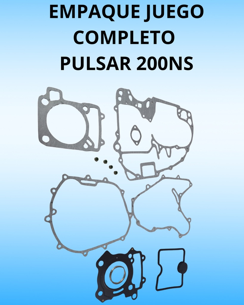 EMPAQUE JGO COMPLETO MOTOR BAJAJ PULSAR 200NS