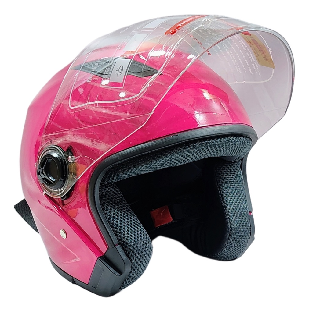 CASCO GEN ABIERTO C/VISERA ROJO G