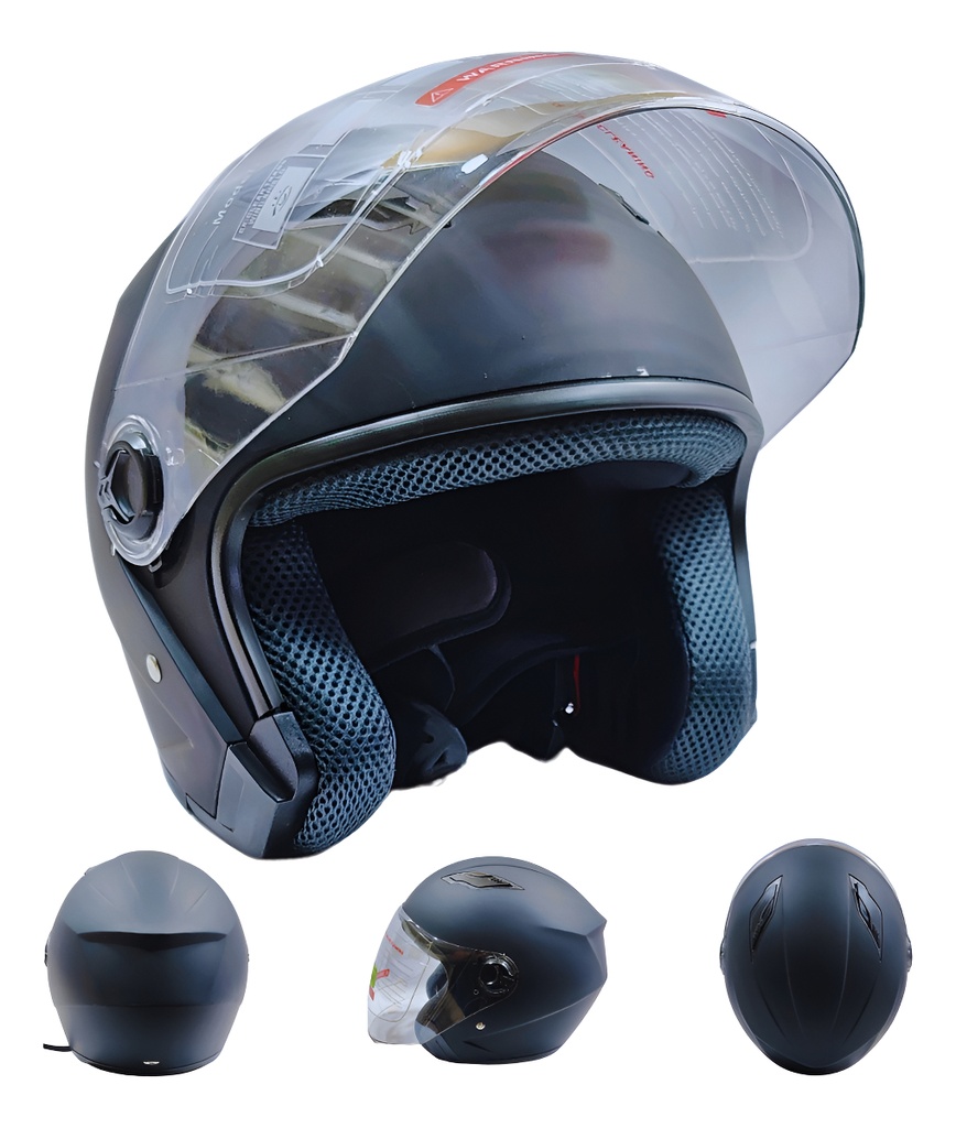 CASCO GEN ABIERTO C/VISERA ROJO G