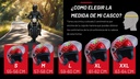 Casco Para Moto Generico Abierto Con Visera