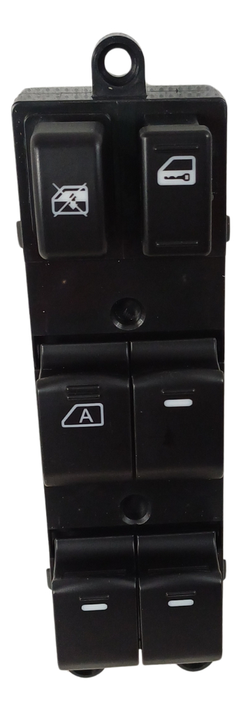 CONTROL ELECTRICO NS TIIDA AMERICANO/VERSA AMERICANO 07-11  DE ELEVADOR 19 PINS 6 TECLAS NEGRO C/OREJAS P/TORNILLO 12VCC MANIJAUTO Izquierdo Delantera  