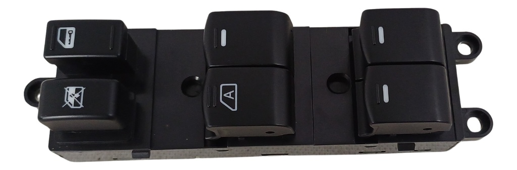 CONTROL ELECTRICO NS TIIDA AMERICANO/VERSA AMERICANO 07-11  DE ELEVADOR 19 PINS 6 TECLAS NEGRO C/OREJAS P/TORNILLO 12VCC MANIJAUTO Izquierdo Delantera  